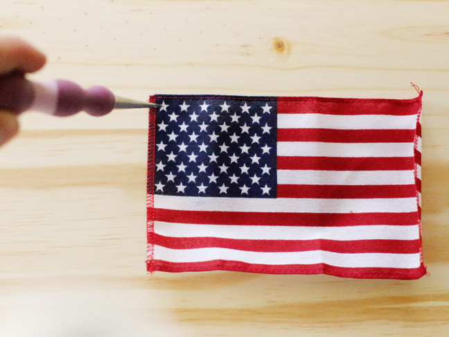 DIY American Flag Bunting