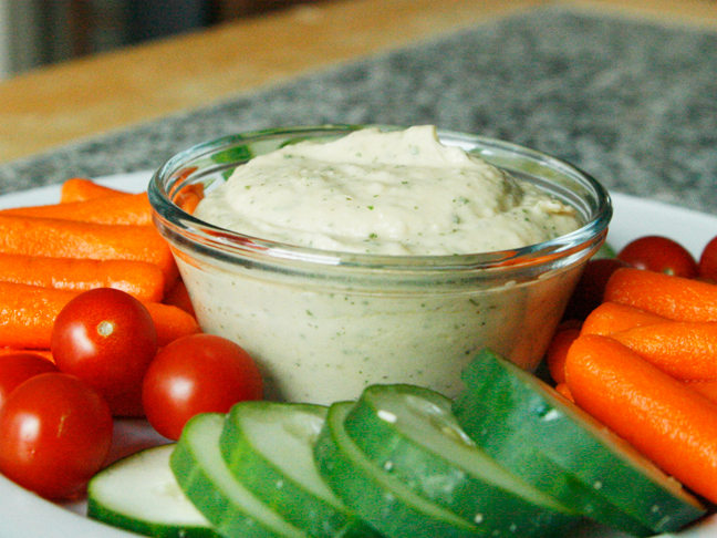 Hidden Valley Ranch White Bean Hummus