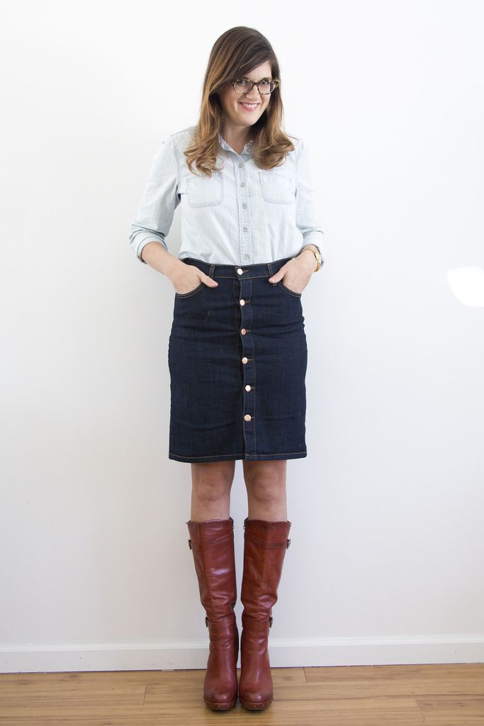 jean-skirt-jean-boots-easy