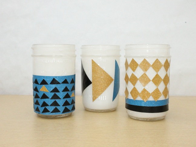 DIY: Easy Mod Podge Organizational Jar Craft; Momtastic.com; Kelly Ladd Sanchez