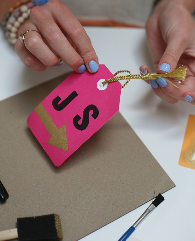 DIY Luggage Tags