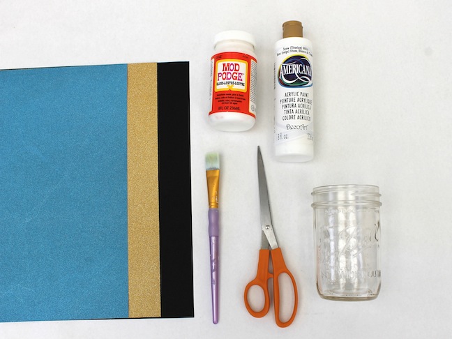 DIY: Easy Mod Podge Organizational Jar Craft; Momtastic.com; Kelly Ladd Sanchez