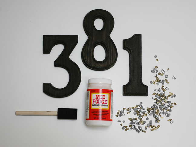 DIY Table Numbers