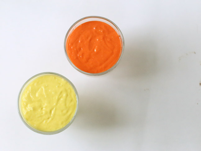 Candy Corn Cake in a Jar