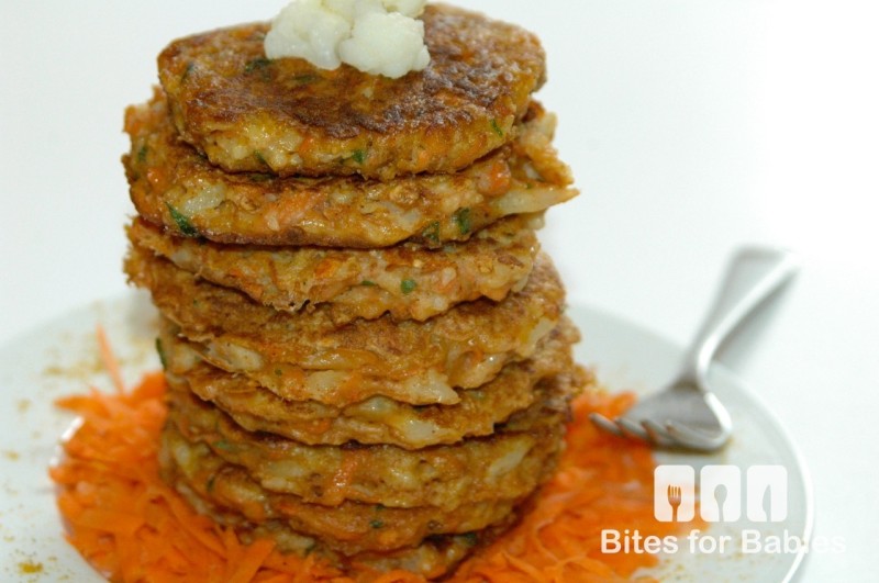 cauliflower carrot fritters