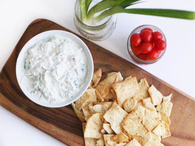 Creamy Fresh Spinach Ranch Dip