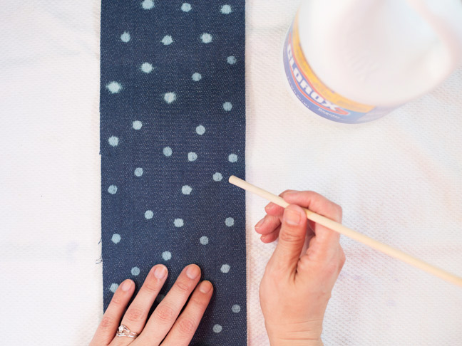 clorox-polka-dot-denim-fabric