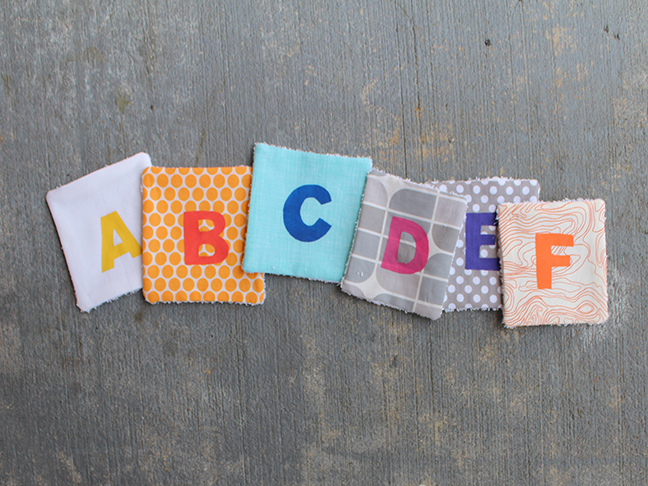 DIY.. Alphabet Coffee Table Coasters