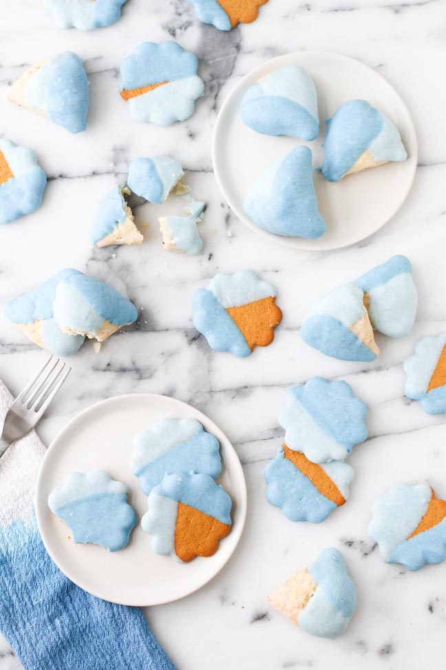 Baby Shower DIY // Color Blocked Cookies for Gender Reveal