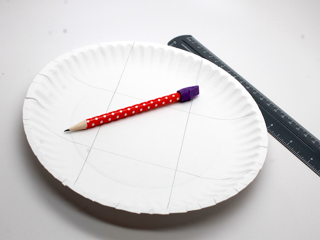 How to Make Fourth of July Paper Plate Bowls; momtastic.com