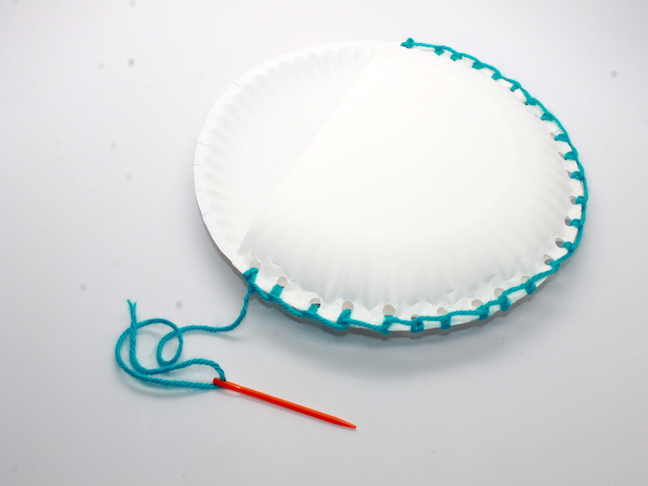 paper plate yarn