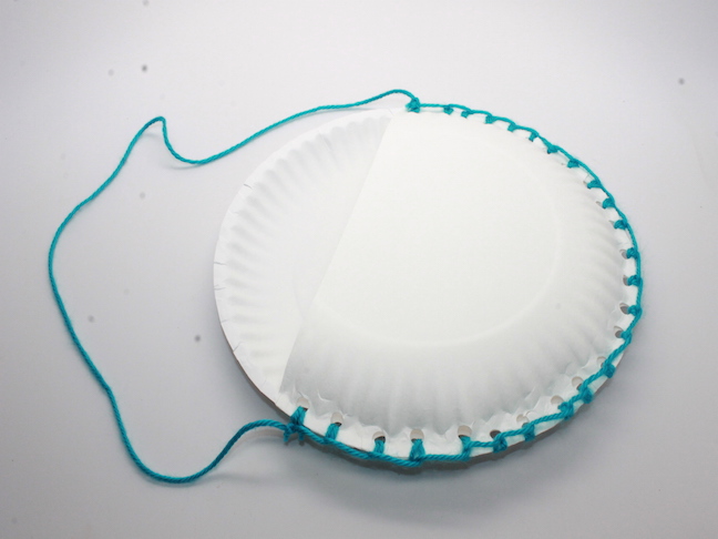 paper plate yarn