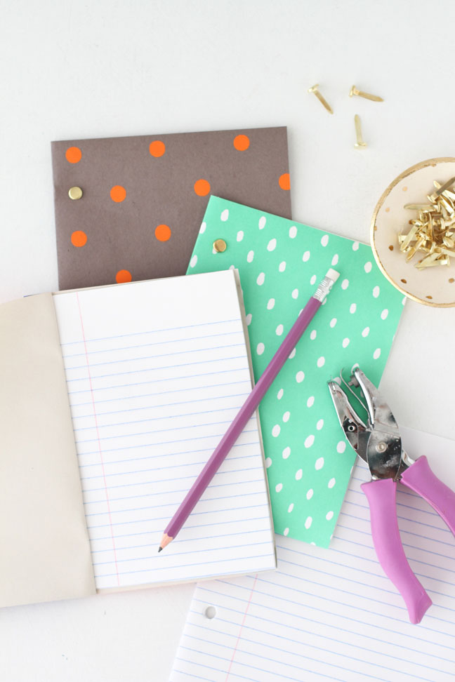 DIY // Back to School Notebooks the Easy Way