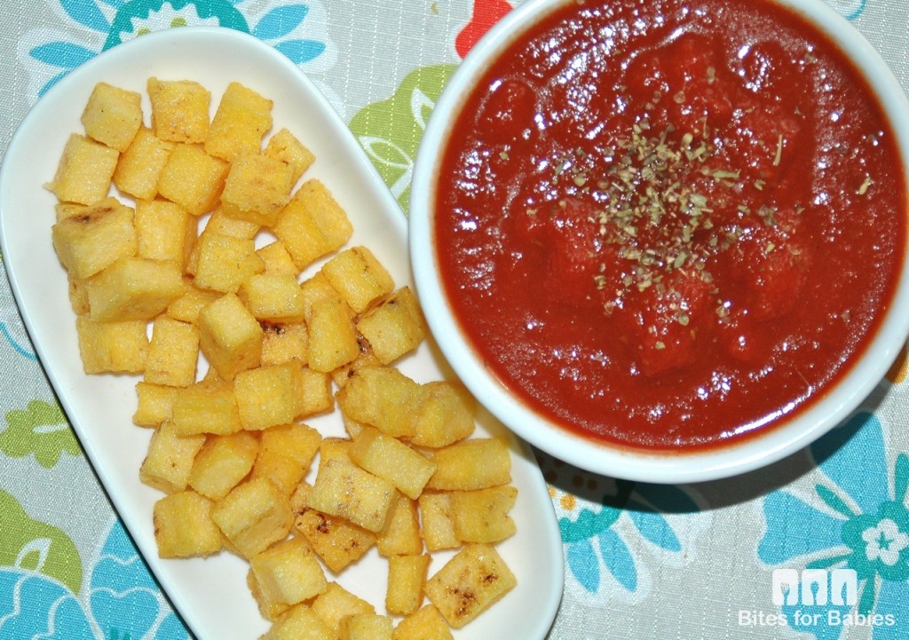 Crispy Polenta Croutons