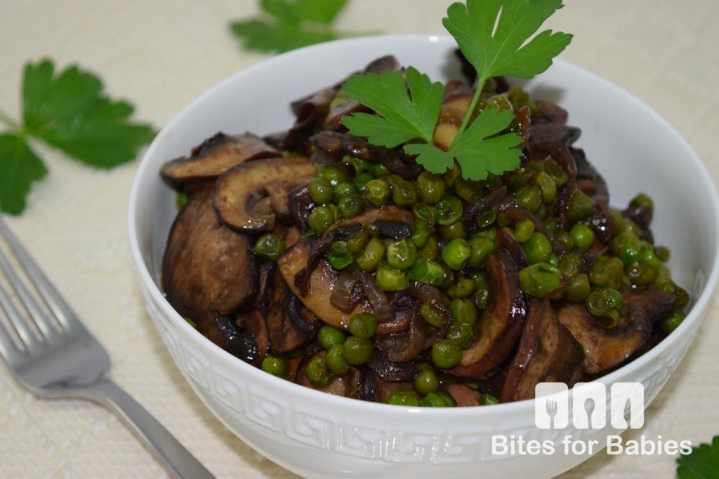 Sweet Peas and Mushrooms