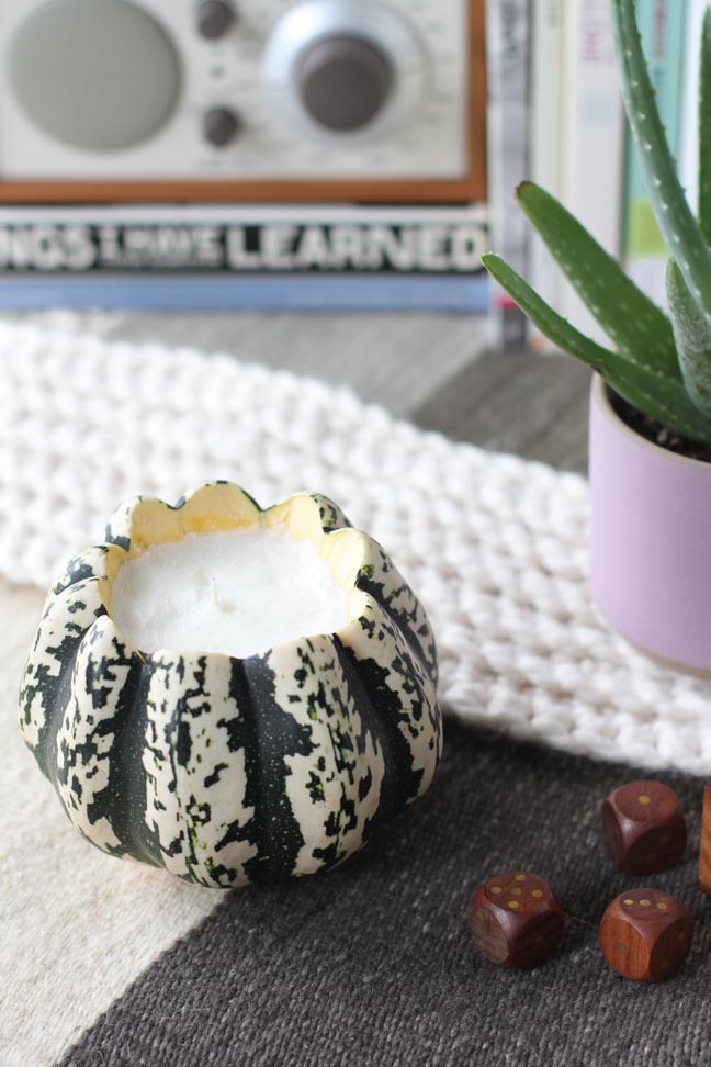 DIY // Scented Pumpkin Soy Candles for Fall