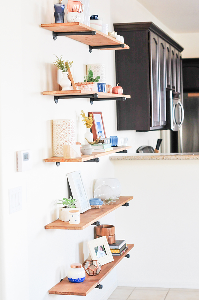 diy industrial shelf