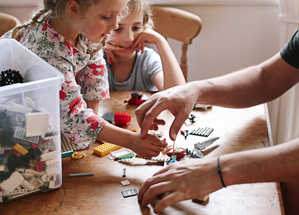 Building a LEGO Christmas star