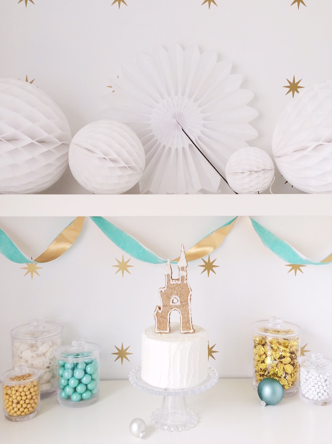 DIY Cinderella's Gingerbread Castle Cake Topper | Shauna Younge