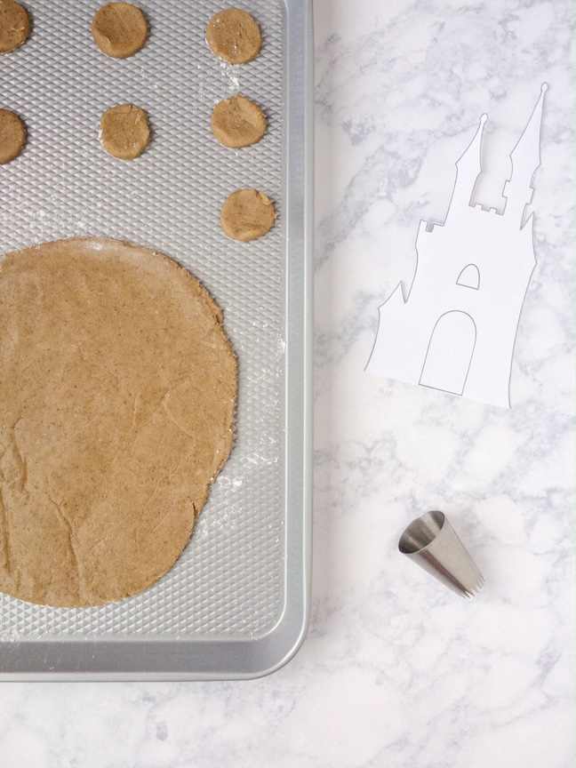 DIY Cinderella's Gingerbread Castle Cake Topper | Shauna Younge
