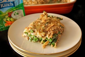 Hidden Valley Original Ranch Green Bean Caramelized Onion Casserole - Momtastic