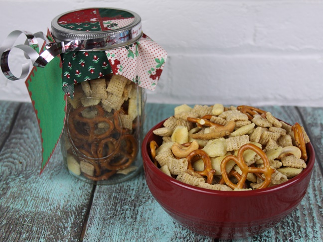 Snack mix in a jar recipe