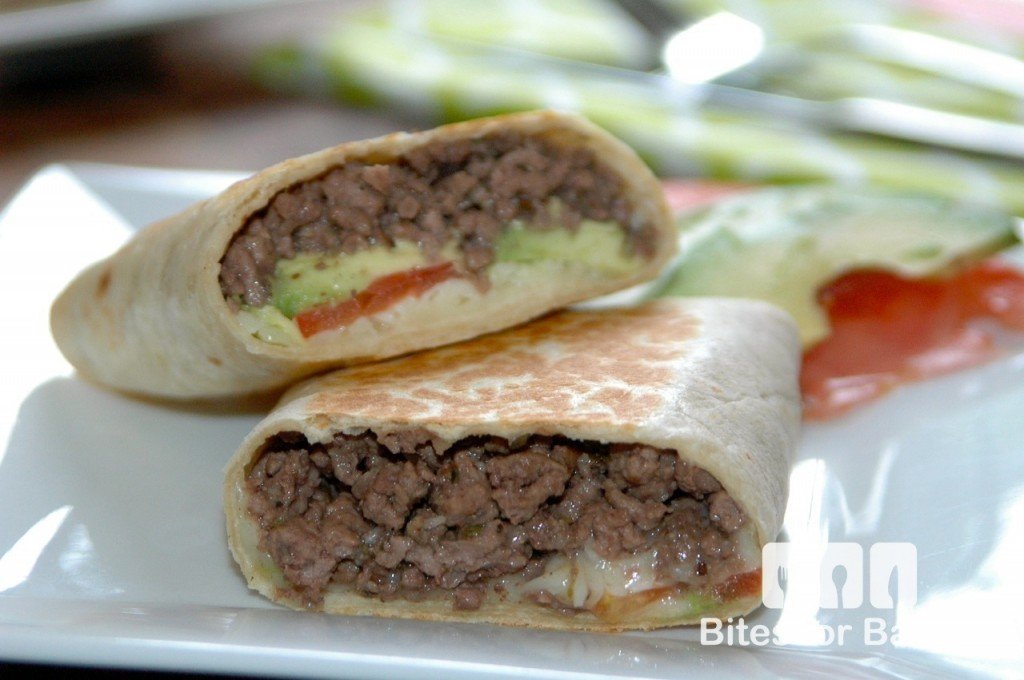 cheeseburger burrito