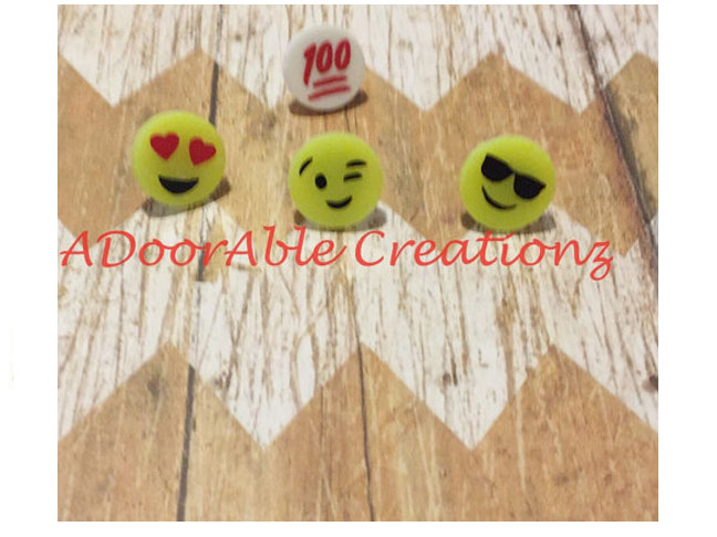 ADoorAbleCreationz Emoji Earrings