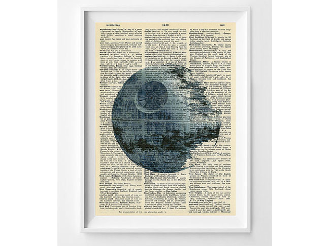 Star Wars 'Death Star' Dictionary Print