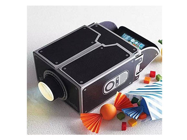 Portable DIY Cardboard Cinema Smartphone Mobile Phone Projector