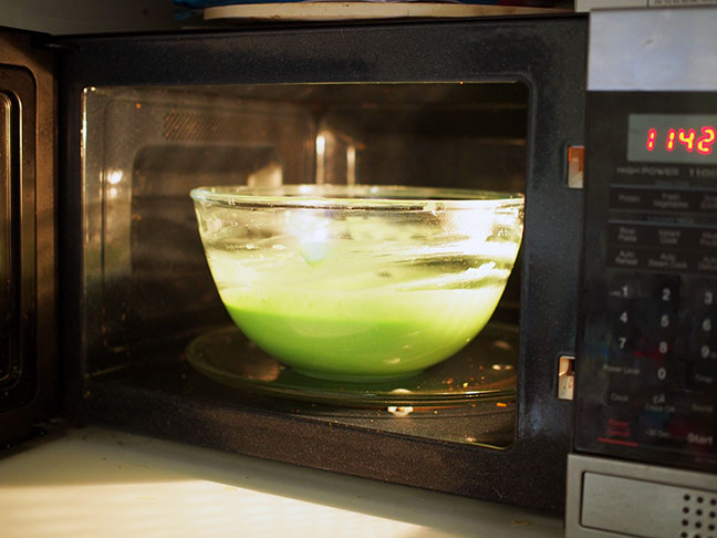 playdough microwave