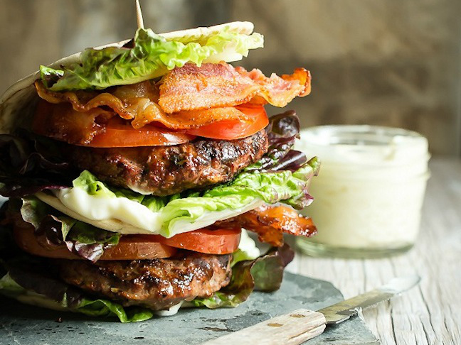 blt hamburger