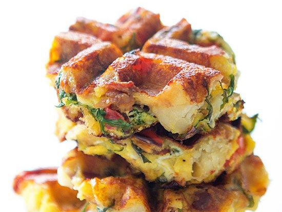 frittata waffles