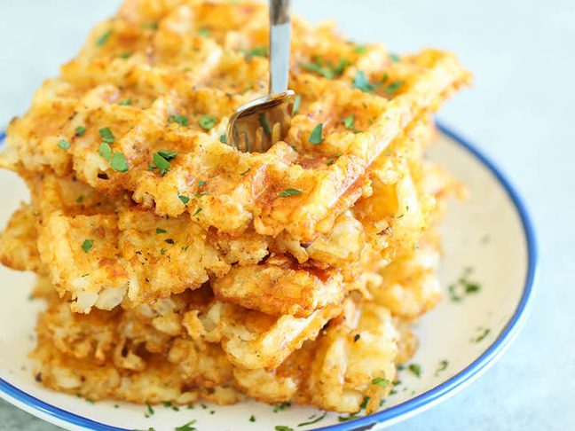 tater tot waffles