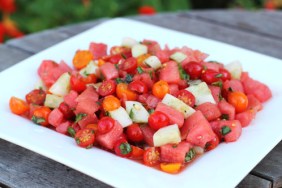 Watermelon Tomato and Cucumber