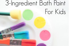 3 Ingredient bath paint for kids