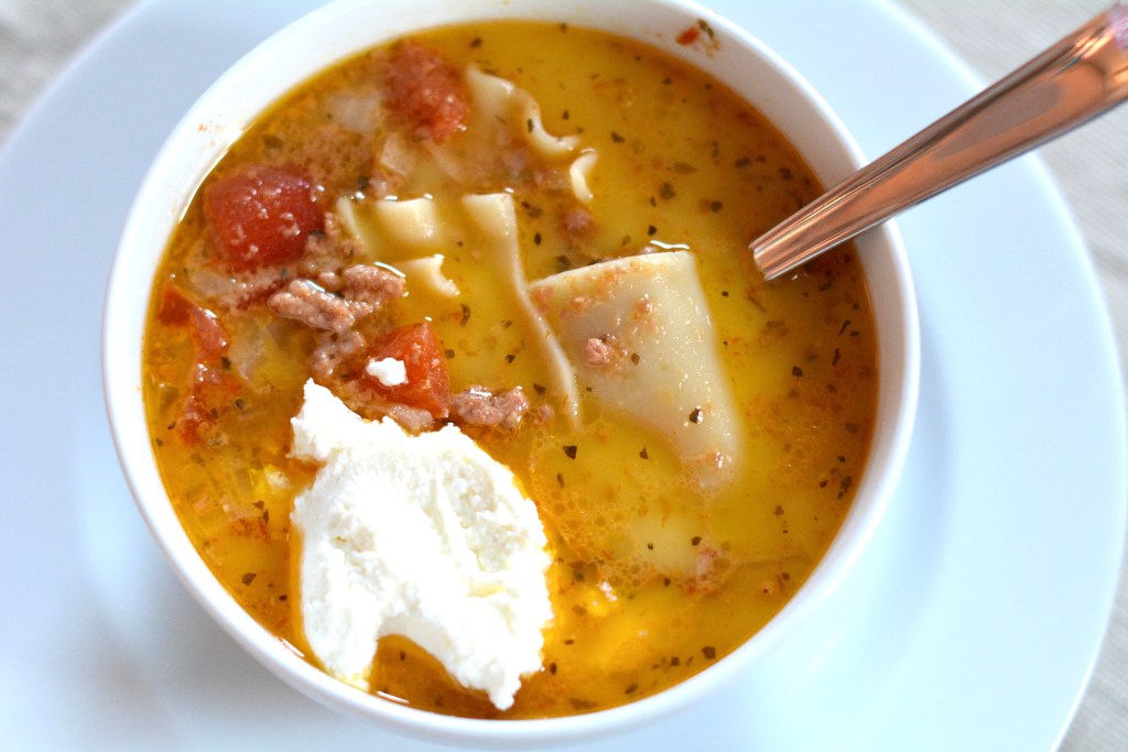 Slow Cooker Lasagna Soup