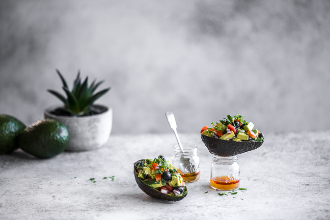 Mexican Avocado And Blueberry Salsa Boats