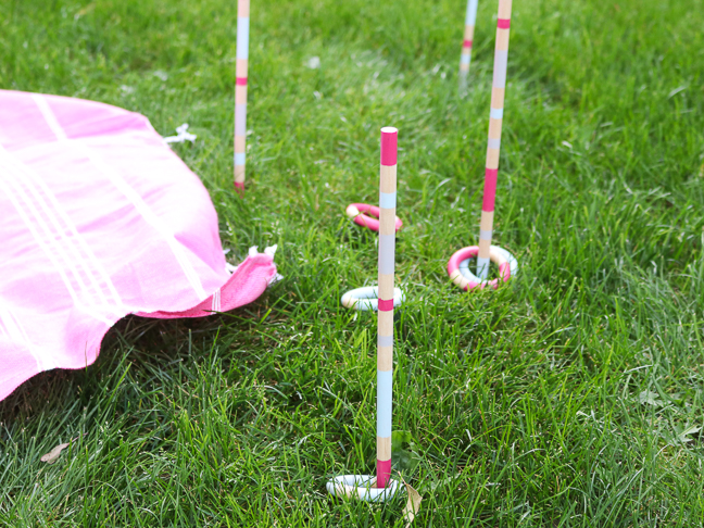 DIY Outdoor Ring Toss Game