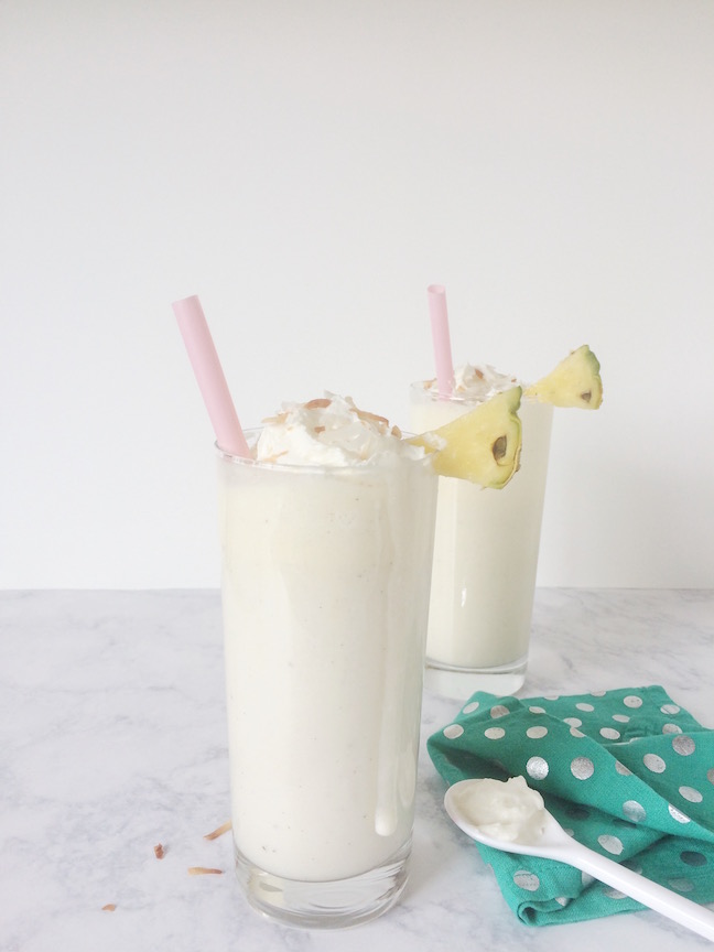 Guilt-Free Toasted Coconut Pineapple Arctic Zero Shake