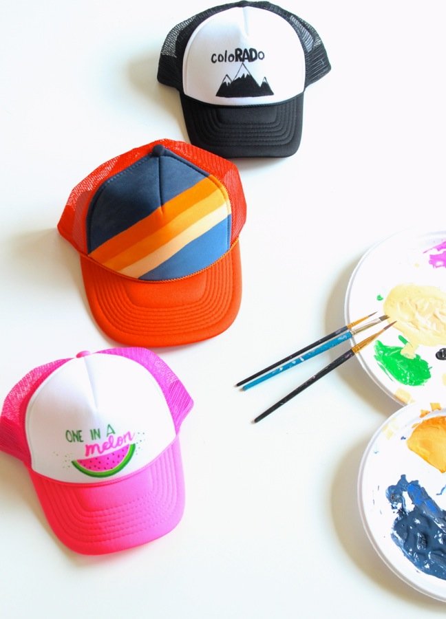 diy-trucker-hats-watermelon-blue-orange-black-and-white-hat