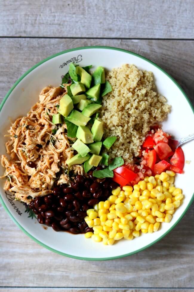 chicken burrito bowls recipe