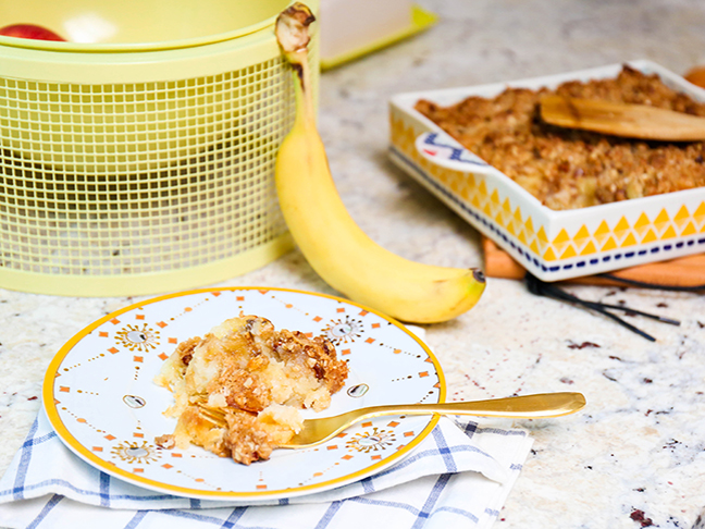 Easy Banana Bread Cobbler Recipe