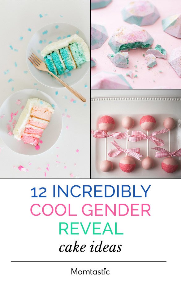12 Incredibly Cool Gender Reveal Cake Ideas