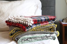 DIY throw blankets