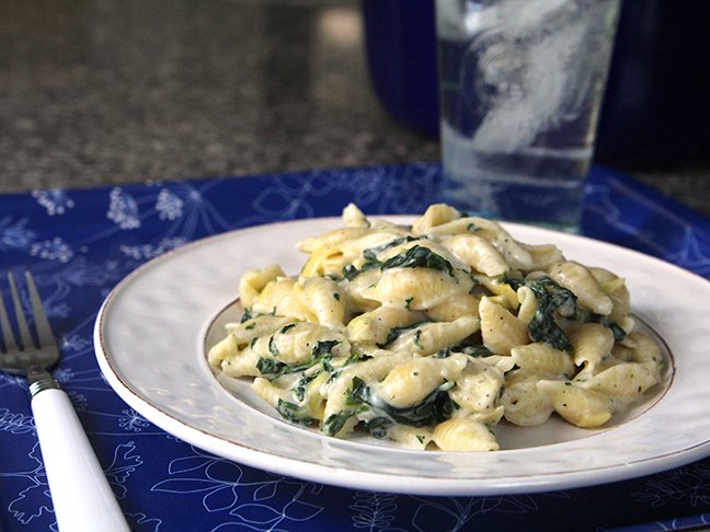 Spinach Artichoke Dip Pasta