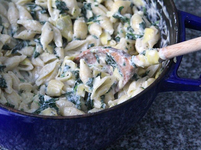 Spinach Artichoke Dip Pasta