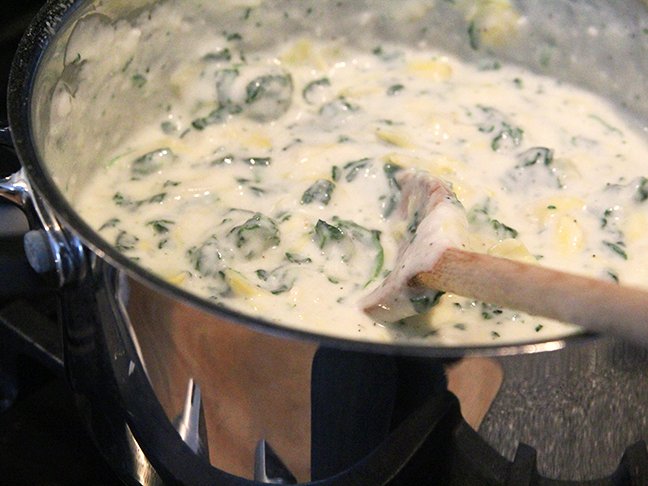 Spinach Artichoke Dip Pasta