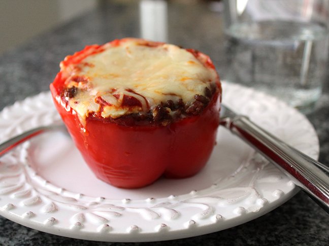 Lasagna Stuffed Peppers