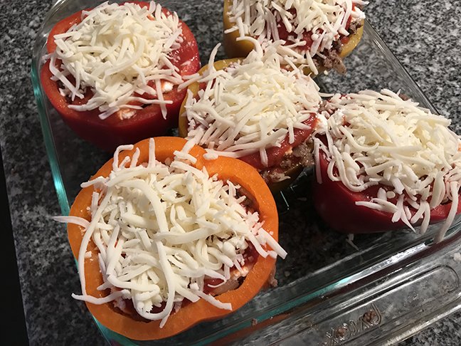 Lasagna Stuffed Peppers